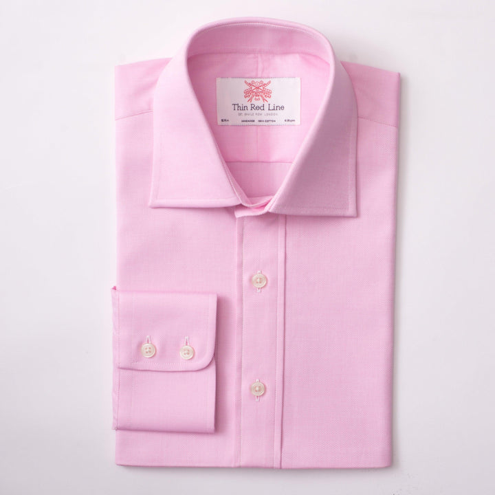 Royal oxford pink slim shirt - Thin Red Line 